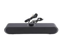 Cryfokt Compact USB Computer Speaker with 3D Surround Sound and Ambient | USB Powered Laptop Speaker, 3.5mm Aux Input, Bass Enhancement, Metal Mesh Design, Anti-Slip Base, for Desktop and Gaming