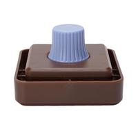 Cryfokt Compilation Plastic Microfiber Mailbox, Resistant Practical Practical Plastic (Brown)