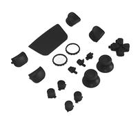 Cryfokt Controller Replacement Buttons, ABS Button Repair Kit for, Enhance Your Gaming Experience, Ideal for Gamers (Black)