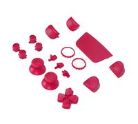 Cryfokt Controller Replacement Buttons, ABS Button Repair Kit for, Enhance Your Gaming Experience, Ideal for Gamers (Pink)