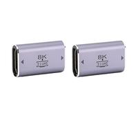 Cryfokt Coupler Adapter, Extended Connection Without Signal Loss 8K Resolution Support Female to Female Adapter with 3D Stereoscopic Imaging for Conference Rooms Classrooms Home Theaters