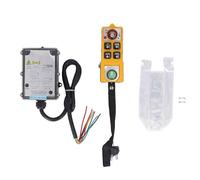 Cryfokt Crane Remote Control, AC380V 100m Industrial Remote Control with Lock, Water Proof & Shock Proof, Wireless Hoist Crane for Cranes Conveyors CNC Machinery
