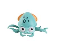 Cryfokt Crawling Crab Octopus Toy, Infrared Sensor Function (Green) | Rechargeable, LED Light, Obstacle Avoidance, Plastic Material