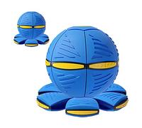 Cryfokt Creative Decompression Pop Up Ball Toy with Full Color Lighting, Exercise Ball for Kids, Plastic (Blue)