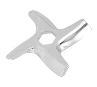 Cryfokt Cross-Shaped Grinder Plate Disc Electric Meat Grinder Accessory Durable Food Grinding Blade for Quick Chopping for Home Kitchen