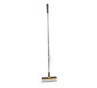 Cryfokt Cryfokt Stiff Bristle Floor Scrub Brush 180 Degree Rotating Grout Scrub Brush with Long Handle for Home - Plastic Stainless Steel 42.9x9.4in (Dark Blue) (Green)