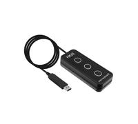 Cryfokt Custom USB Keyboard Macro Gaming Office Shortcuts for Visually Impaired PC Users ABS Black (HK33UB Black)