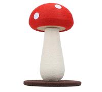 Cryfokt Cute Mushroom Cat Scratcher Post Space Saving Furniture Protection for Indoor Cats