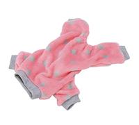Cryfokt Cute Pet Pajamas, Stylish Breathable Plush Dog Pajamas for Small Medium Dogs Cats, Perfect for Sleeping and Everyday Wear, Pink, 1 Unit (XL)