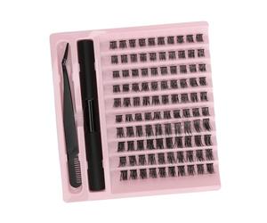 Cryfokt D Curl Extension Eyelashes with Thick Design and Complete Kit for Effortless Application At Home or on the Go