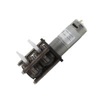 Cryfokt DC Brushed Motor Peristaltic Pump Dual Channel 400ml/min Liquid Dosing Pump with 3.2x6.4mm Silicone Tube 800h Long Life for Laboratory Research Aquarium Chemical Fluid Transfer (12V)