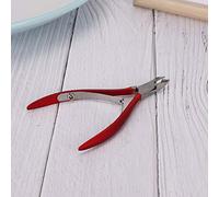 Cryfokt Dead Skin Remover Scissors Superior Blade Design Durable Nail Cutter for Home and Salon Use in Rose Gold 3.9 X 2.5in (Red)