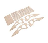 Cryfokt Detachable Foldable RC Crawler Car Bridge for 1/18 1/24 RC Crawler Cars High Density Composite Wood Realistic Ramp Toy