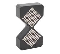 Cryfokt Digital Hourglass Timer, LED Electronic Hourglass Gravity Induction Timer for Relaxation, DIY Electronic Timer for Kitchen, Room, Classroom, Office, 450mAh Battery (Black)