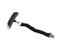 Cryfokt Digital Luggage Scale Portable Easy to Use with Backlight for Travelers Silver Plastics 5.1" X 1.2" for Indoor Temperature Testing Functions