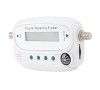 Cryfokt Digital Satellite Finder Accurate Mini Signal Meter with Buzzer Alarm for Home Use ABS 1 Unit