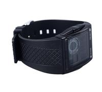 Cryfokt Digital Sport Watch Stopwatch LED Luminous PU Leather Strap Multi Functional Watch for Women Men Black, Suitable for Running Swimming Hiking Fishing