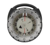 Cryfokt Diving Dive Compass with a Breathing Tube Clamp Mount, Easy to Read Underwater Navigation Tool, Night Diving, 50M Underwater Diving Compass ForScuba Diving Water Sports (Gray)