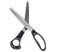 Cryfokt DIY Decorative Scissors Jagged Edge Scissor for Fabric Leather Crafts Stainless Steel Scissor for Sewing and Crafting 9.1 X 3.5in