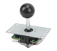 Cryfokt DIY Joystick Fighting Stick Kit for Games with Light Feel and Long Life for Gaming Console Owners (Black)