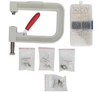 Cryfokt DIY Pearl Setting Hand Press Machine Compact Kit for Handmade