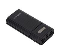 Cryfokt DIY USB Power Bank Kit Lightweight and Elegant Emergency Charging for Cellphone Tablet (Black)