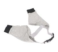 Cryfokt Dog Elbow Sleeves for Front Legs and Knee Pads, Comfortable and Breathable Front Leg Sleeves for Dogs, Puppies, Grey, Black, Wound Care for Joint Protectors (M)