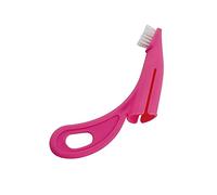 Cryfokt Dog Finger Toothbrush Soft Bristle Care Kit for Dogs Cats, Ergonomic Grip for Gum Teeth Cleaning, Safe Oral Health, 1PC (Red)