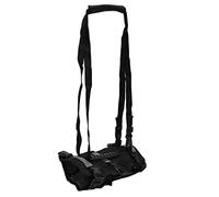 Cryfokt Dog Harness Leash Breathable Adjustable Walking Aid for Pets Cats Stylish Nylon Material Suitable for Elderly Dogs Arthritis Rheumatism 1 X Dog Harness Leash (L)