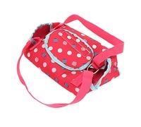 Cryfokt Dog Lift Supportive Breathable Harness with Dual Lumbar Strips for Small Dogs, Washable Dog Sling for Pet Outdoor Activities (Rose Red)