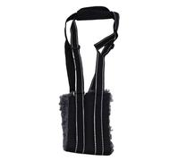Cryfokt Dogs Hind Leg Support Harness, Adjustable Dog Sling with Double Support Structure, Portable Dog Sling Lift Harness for Hind Leg, Senior Disabled Dogs, Black (M)