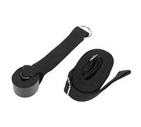 Cryfokt Door Stretch Strap, Adjustable Leg Stretcher, Splits Trainer with Removable Ring for Dance Ballet Gymnastics Training Improve Flexibility Balance Range of Motion (Black)