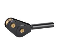 Cryfokt Double Roller Fishing Rod Guide Tips, Durable Pulley Ring for