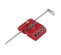 Cryfokt Drill Hole Guide Jig Accurate Aluminum Alloy Drilling Template for Precision Drilling on Flat and Round Parts, 30 45 90 Degree Hole Punch Locator for DIY Enthusiasts