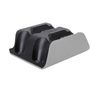 Cryfokt Dual Dual Controller Charger Dock, Convenient Use of the Cargo Station of the Controller Adjustment for the Handle the Game Console (Grey Black)