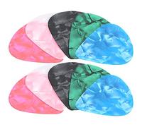 Cryfokt Durable Celluloid Guitar Picks Protect Fingers From Pain Standard Shape for Comfortable Playing 10Pcs Pack