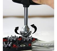 Cryfokt Durable Cleat Remover Tool for Easy Spike Replacement, Ergonomic Handle for Comfort, for Enthusiasts and Players, Quality Material