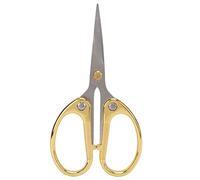 Cryfokt Durable Craft Scissors with Ergonomic Handle for Sewing Bonsai Gardening 1 Piece Stainless Steel 11.2 X 6cm (Gold)