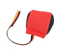 Cryfokt Durable Dog Ball Rope Toy Interactive and Anxiety-Reducing for Indoor Outdoor Use Cotton Fiber 1 Toy (Red Black)
