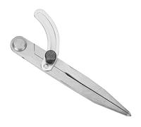 Cryfokt Durable Leather Craft Compass with Adjustable Edge Creaser for Projects Steel Material 155mm