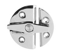 Cryfokt Durable Marine Hardware Boat Turning Lock - Twist Round Door Latch Lock for Center Console Doors, Tackle Units, 316 Stainless Steel, s Shown