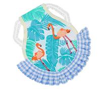 Cryfokt Durable Skin-Friendly Chicken Vest Harness, Comfortable Plaid Print Ruffle Hem, Premium Material for Pet Poultry Walking Harness (Bird)