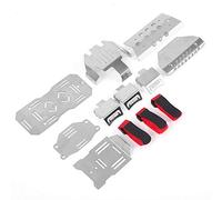 Cryfokt Durable Stainless Steel Chassis Protector for -6 G63, 8pc RC Car Protection Set, Easy Installation