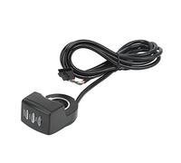 Cryfokt E Bike Throttle Durable ABS Thumb Accelerator with Battery Display for Electric Bicycle Accessories 1 Piece (48V)