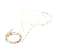 Cryfokt Earhook Microphone, Head Defense Microphone, DC 1V-10V Omnidirectional 3.5 Mm Male Screw Lock for Body Pack Transmitters of the Stage Endocent