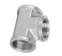 Cryfokt Easy to Use Threaded Pipe Connector in 304 Stainless Steel Robust Fitting for DIY Projects and Home Decor 3/4in and 1in Choices (3/4*/4*/ Female)