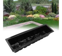 Cryfokt Eco-Friendly Plastic Stepping Stone Molds, Easy-to-Use Paving Mold for Beautiful Outdoor Pathways, Approx. 25x6.9x4.5 Inches, 2pcs