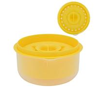 Cryfokt Egg Separator Tool Durable Yolk Separator for Home Bakery Efficiently Separates Egg White Using Quality PP Material 6 Capacity (Yellow)