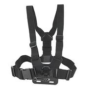 Cryfokt Elastic Camera Chest Harness for OSMO Action Camera, Anti-Skid Design, Hands-Free Accessory for Rock Climbing, Black