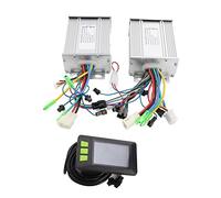 Cryfokt Electric Bicycle Scooter Dual Drive Motor Brushless Controller LCD Display Kit for 36V 48V 450W, Waterproof and Durable for All Terrain Vehicle Riders